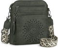 Sac à bandoulière en cuir pour femme – Sac porté croisé tendance